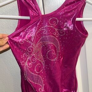 Sparkling Pink Kids Leotard Large
